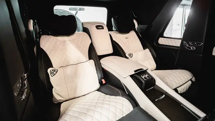 Mercedes Maybach 650 Landaulet rental interior view - mph club