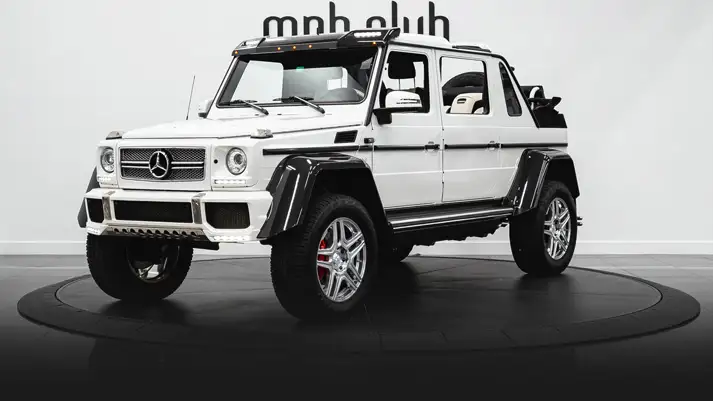 Mercedes Maybach 650 Landaulet rental profile view rszd - mph club