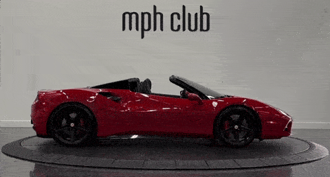 Red Ferrari 488 Spider for rent - mph club