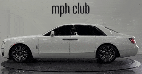 White on orange Rolls Royce Ghost rental - mph club