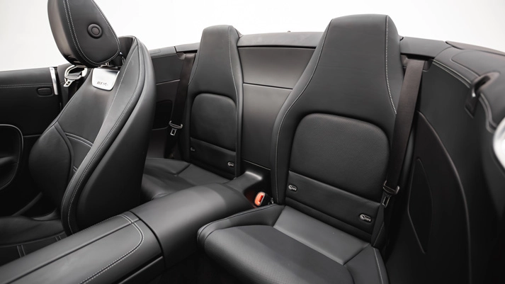 Mercedes Benz SL rental interior view - mph club