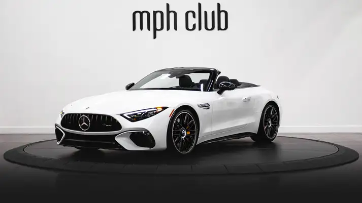 Mercedes Benz SL rental profile view rszd - mph club