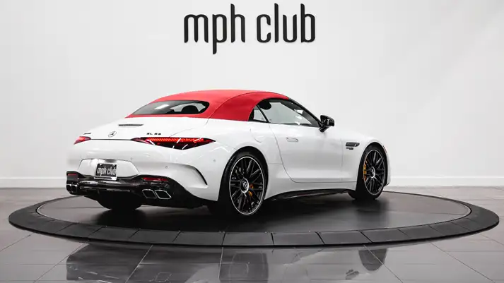 Mercedes Benz SL rental rear view - mph club