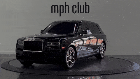 Black on orange Rolls Royce Cullinan rental - mph club