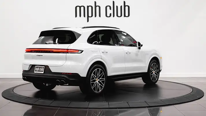 Porsche Cayenne rental rear view - mph club
