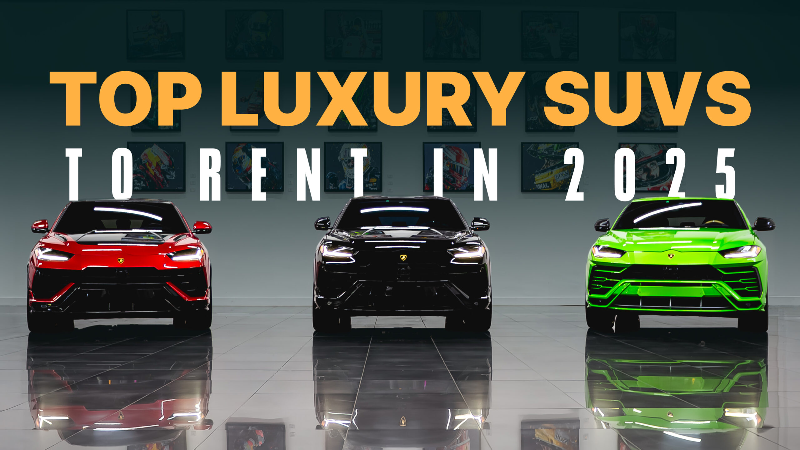Top luxury SUVs to rent in 2025 blog thumbnail - mph club