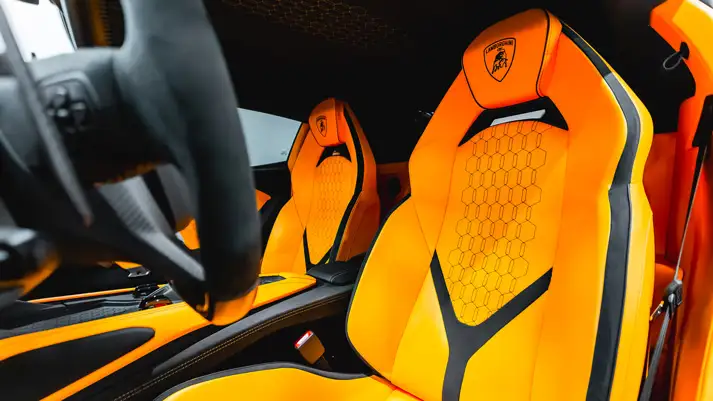 Lamborghini Revuelto rental interior view - mph club