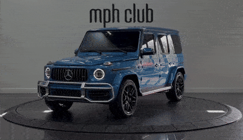 Lite blue Mercedes Benz G63 rental - mph club