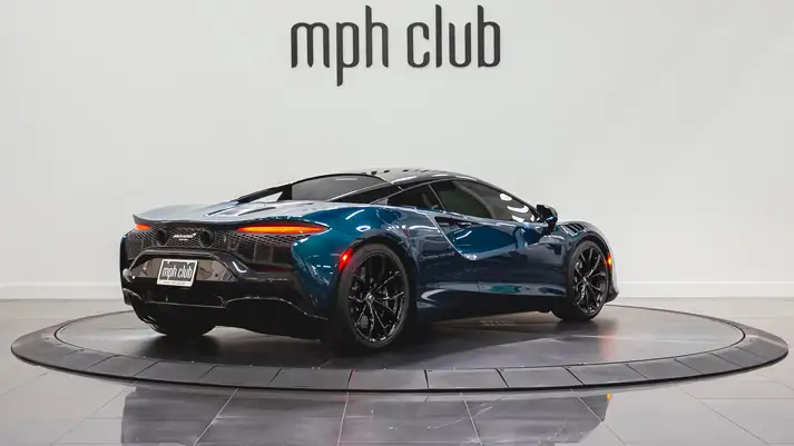 McLaren Artura rental rear view - mph club