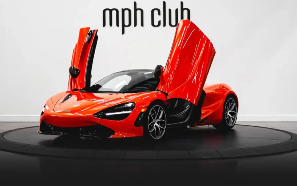 Membership page McLaren 720s Spider - mph club