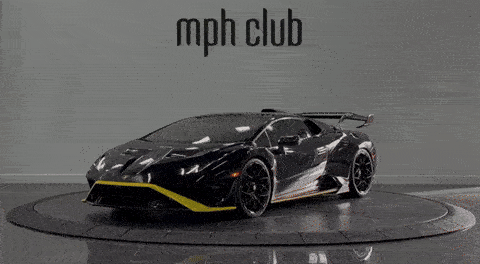 Black Lamborghini Huracan STO rental - mph club