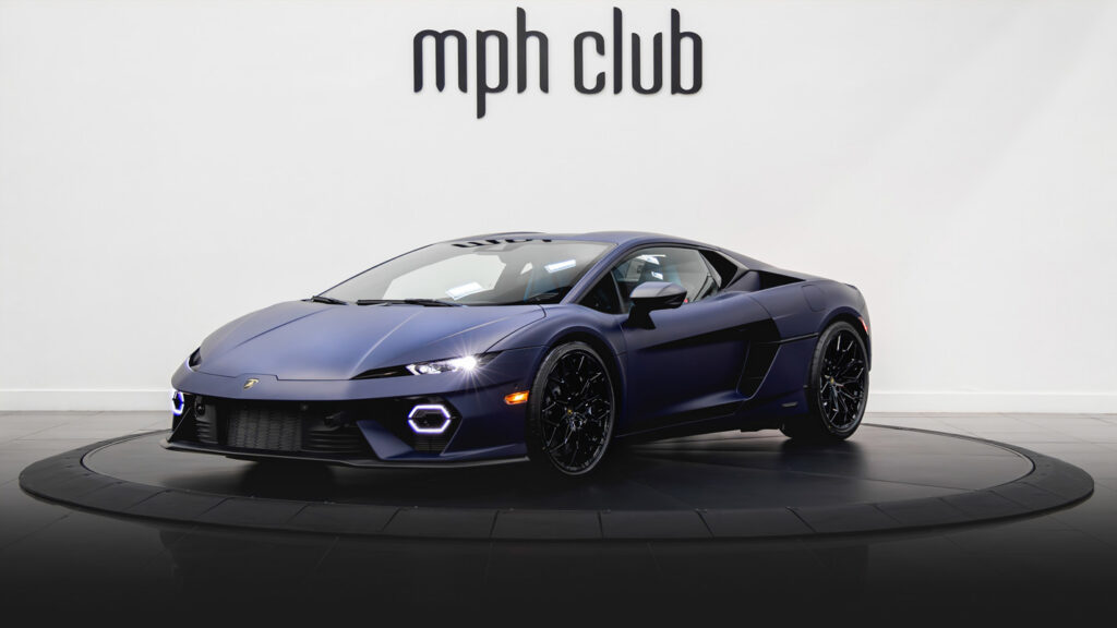 Lamborghini Temerario rental profile view - mph club