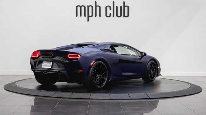 Lamborghini Temerario rental rear view - mph club