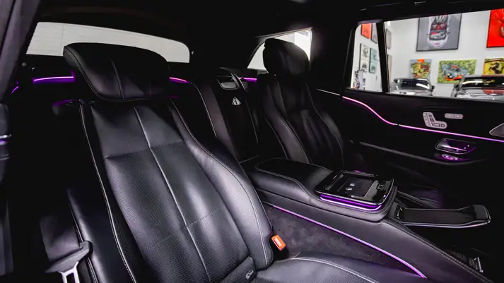 Black Mercedes Maybach GLS 600 interior view - mph club
