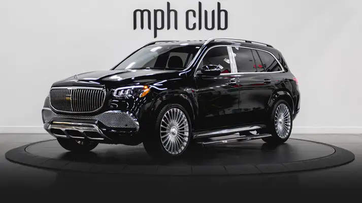 Black Mercedes Maybach GLS 600 profile view rszd - mph club