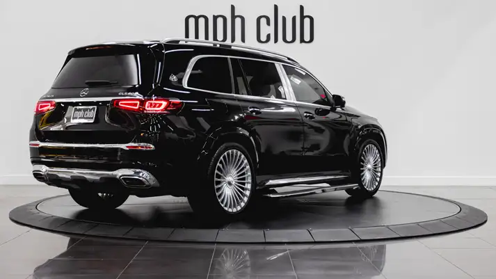 Black Mercedes Maybach GLS 600 rear view - mph club