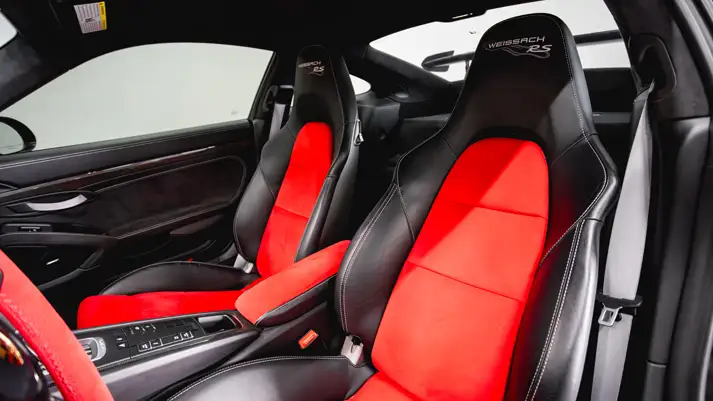 Porsche 911 GT3 RS rental interior view - mph club