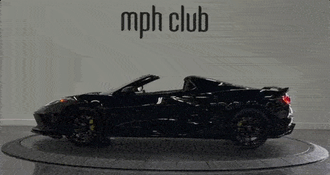 Black on black Chevrolet Corvette C8 for rent miami - mph club