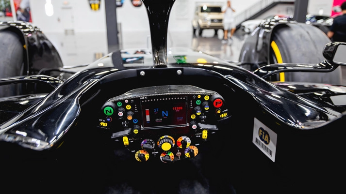 F1 display car rental dashboard view - mph club