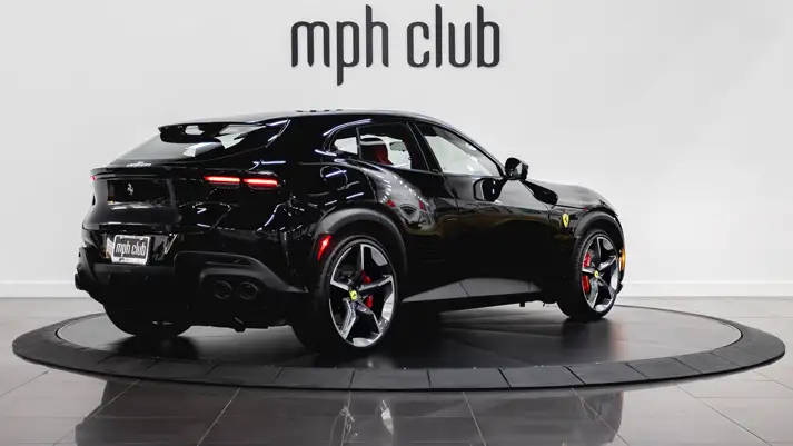Ferrari Purosangue rental rear view - mph club