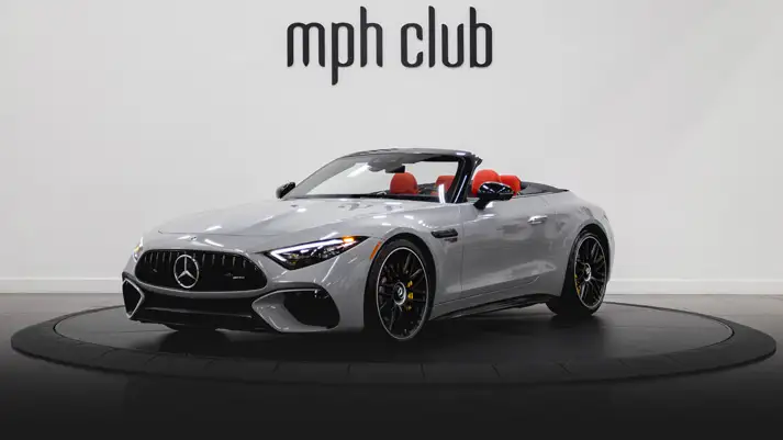 Mercedes Benz SL 55 rental profile view rszd - mph club