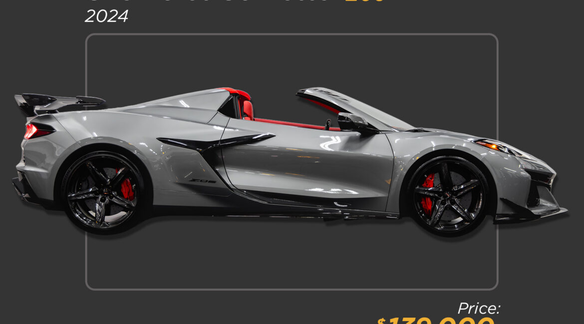 2024 grey Chevrolet Corvette Z06 for sale - mph club 139k