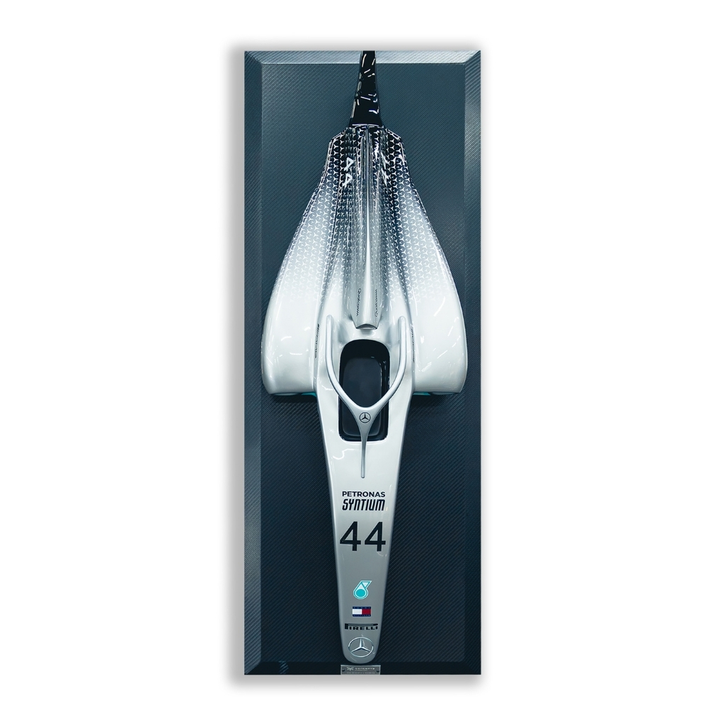 mph club art F1 mini Mercedes silver by Adhemar Cabral profile