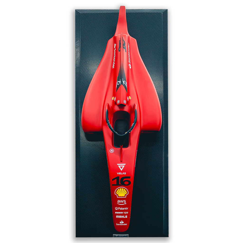 mph club art F1 mini Ferrari red by Adhemar Cabral profile
